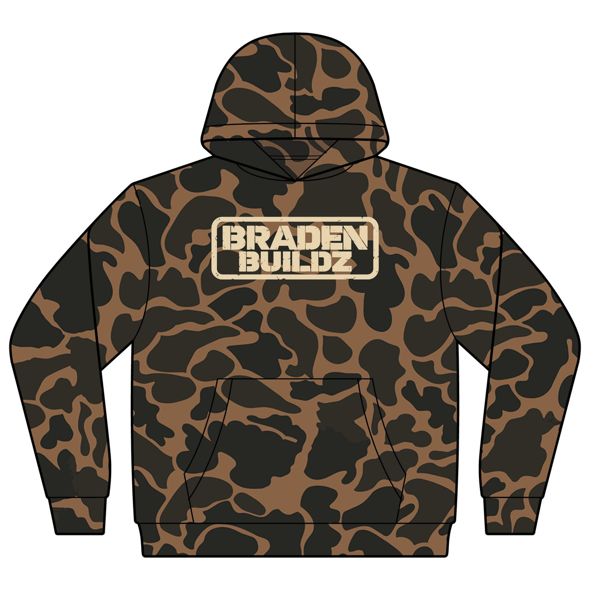 Youth “BRADENBUILDZ” Stencil Hoodie