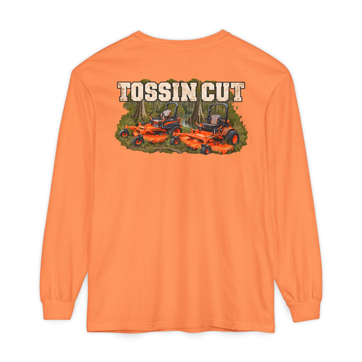 “TOSSIN CUT” Long Sleeve T-Shirt