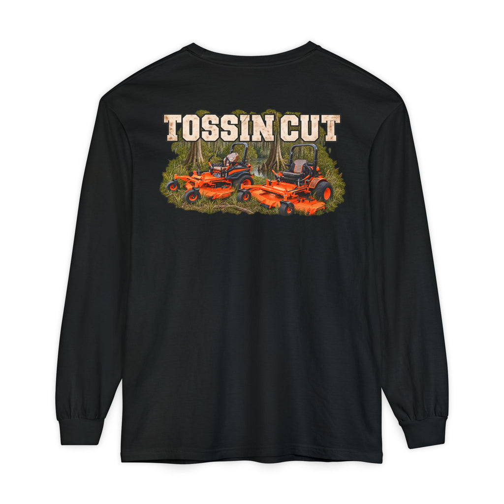 “TOSSIN CUT” Long Sleeve T-Shirt