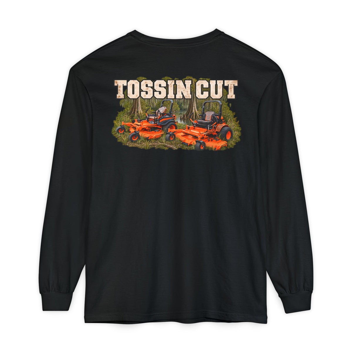 “TOSSIN CUT” Long Sleeve T-Shirt