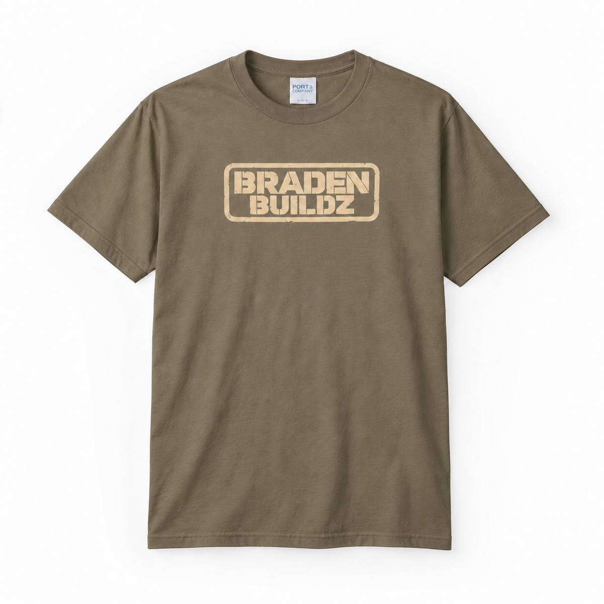 Youth “BRADENBUILDZ” Stencil Logo T-Shirt