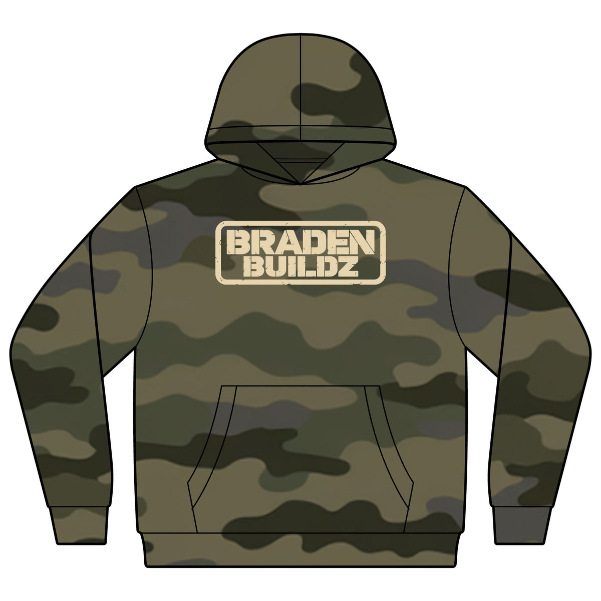 Youth “BRADENBUILDZ” Stencil Hoodie