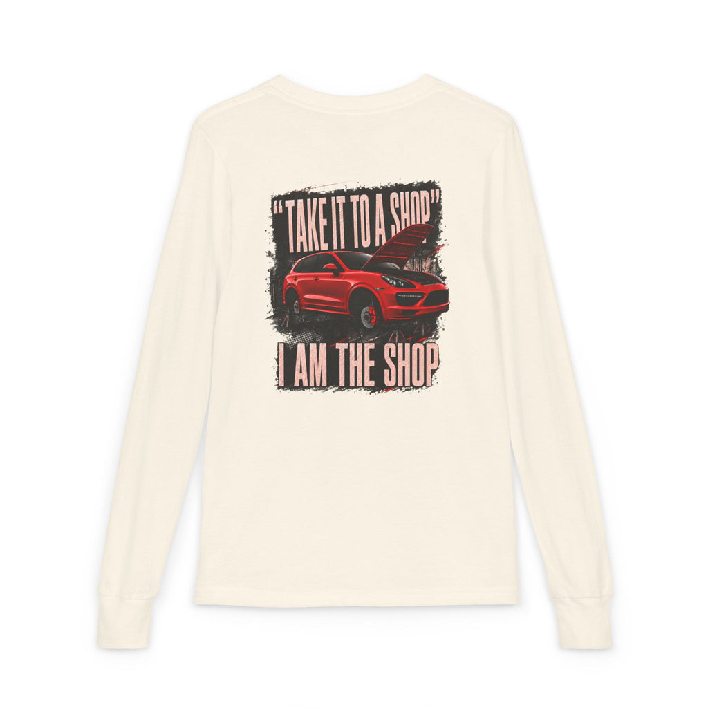 Youth “I AM THE SHOP” long Sleeve T-Shirt