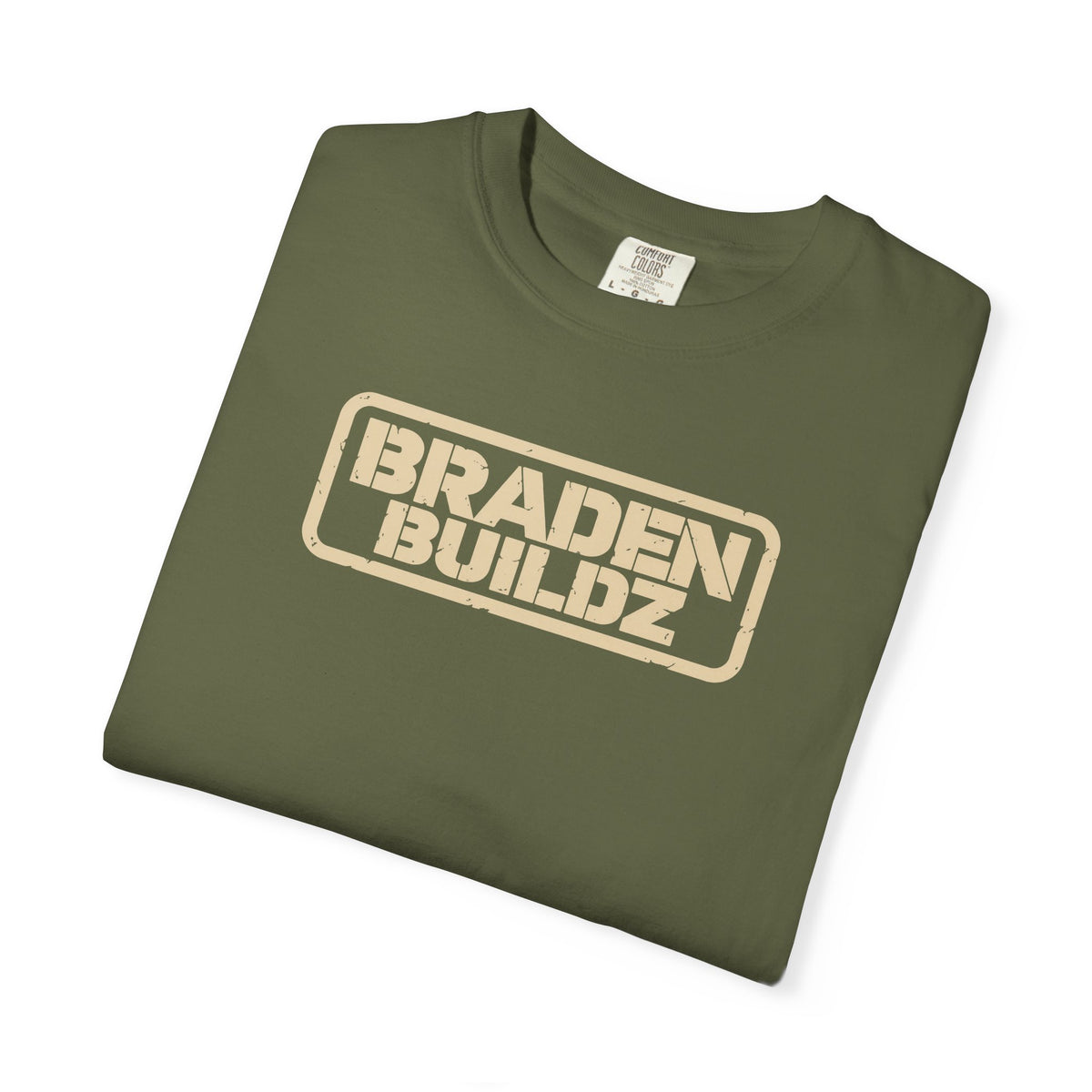 “BRADENBUILDZ” Stencil Logo T-Shirt