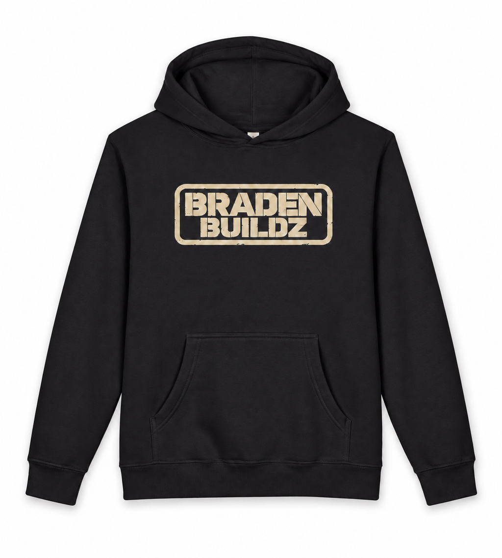 Youth “BRADENBUILDZ” Stencil Hoodie