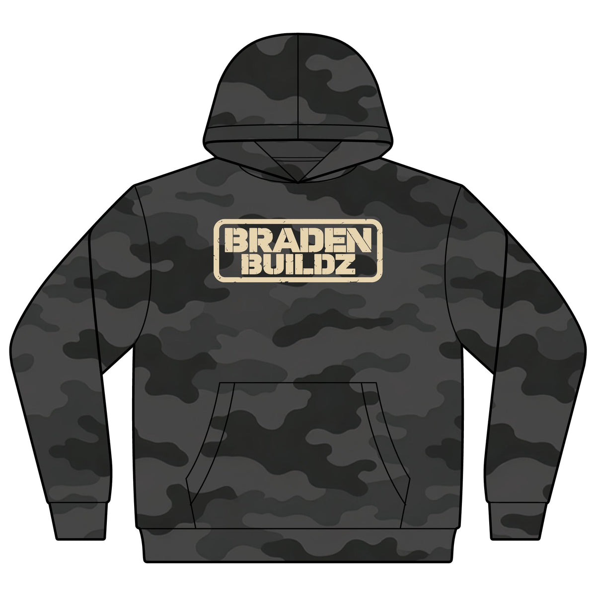 Youth “BRADENBUILDZ” Stencil Hoodie