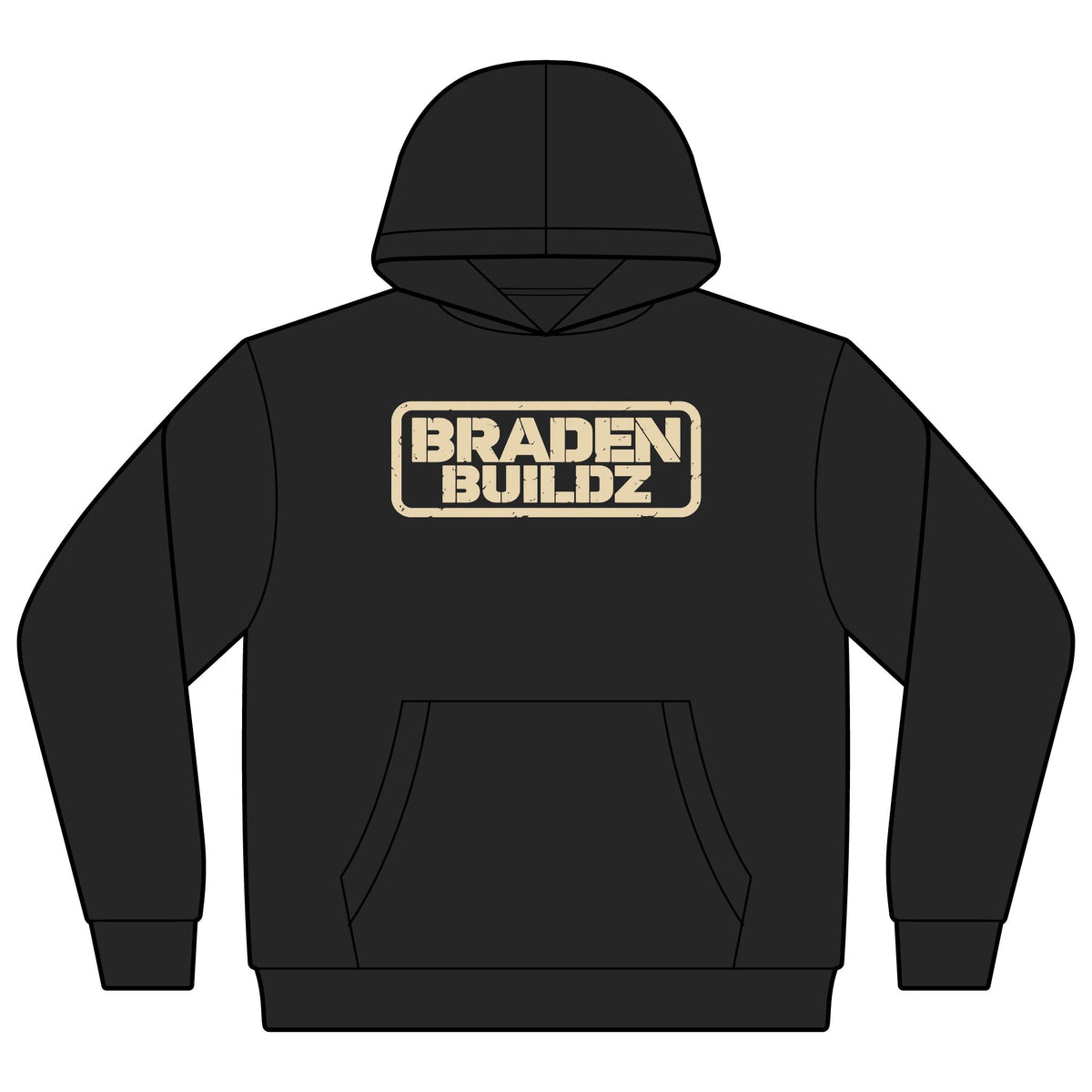 Youth “BRADENBUILDZ” Stencil Hoodie