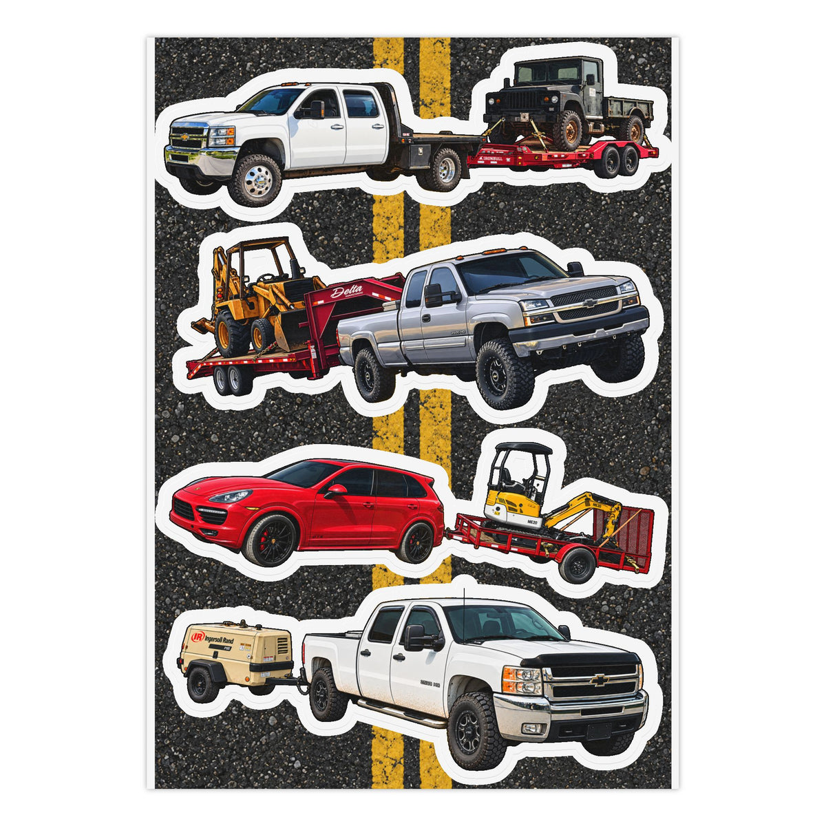Workhorses Sticker Sheet 6x8”