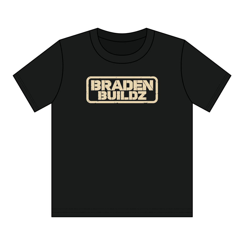 Youth “BRADENBUILDZ” Stencil Logo T-Shirt