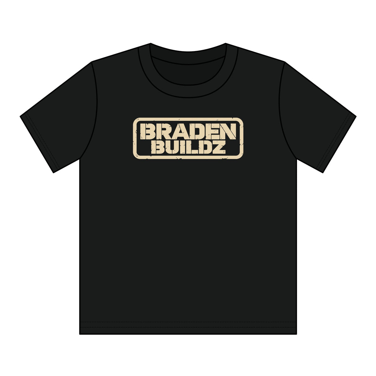 Youth “BRADENBUILDZ” Stencil Logo T-Shirt