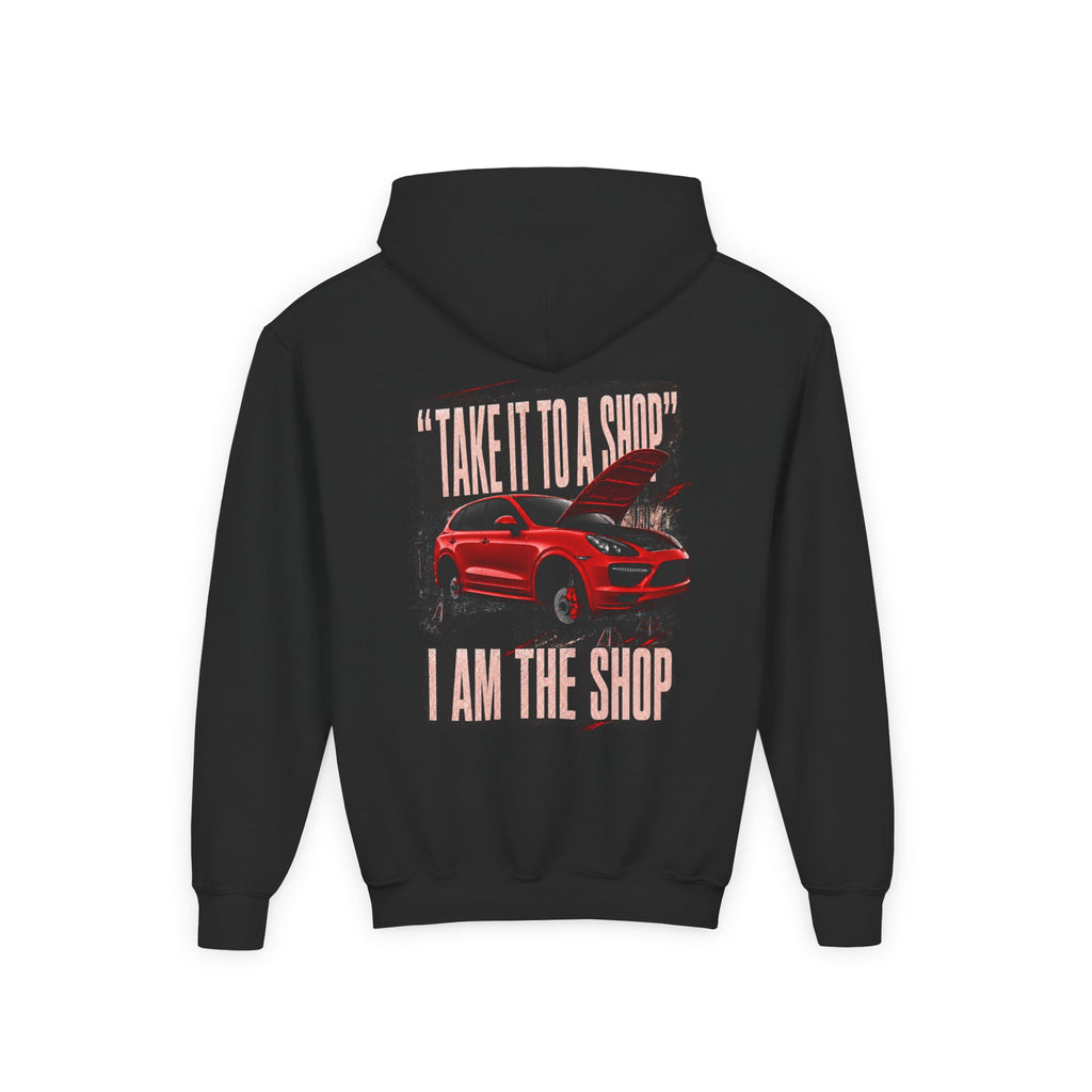 Youth “I AM THE SHOP” Hoodie