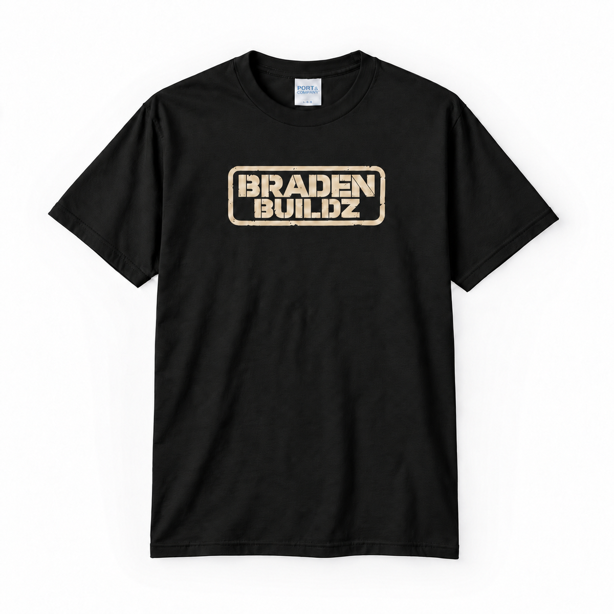 Youth “BRADENBUILDZ” Stencil Logo T-Shirt
