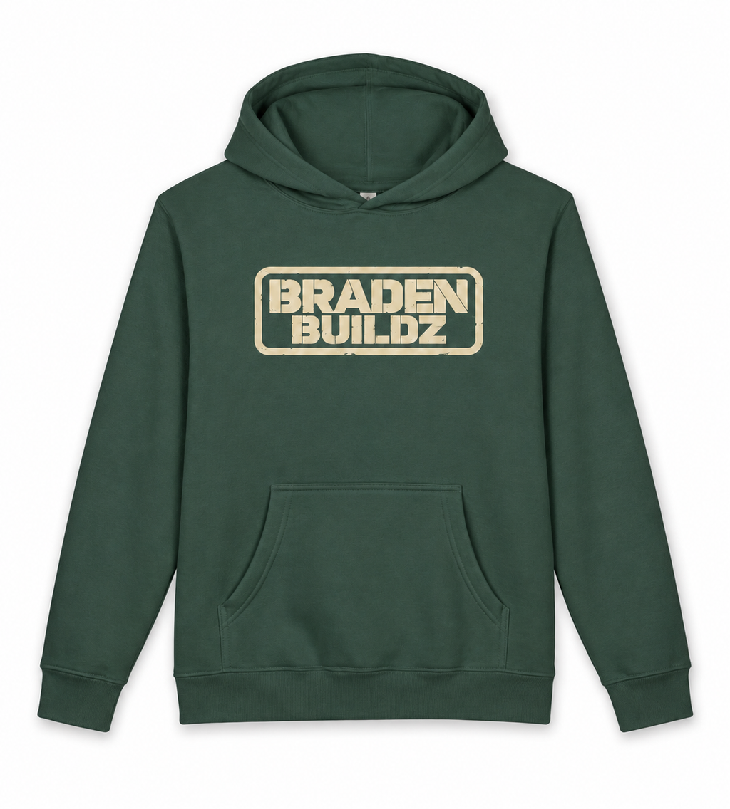 Youth “BRADENBUILDZ” Stencil Hoodie