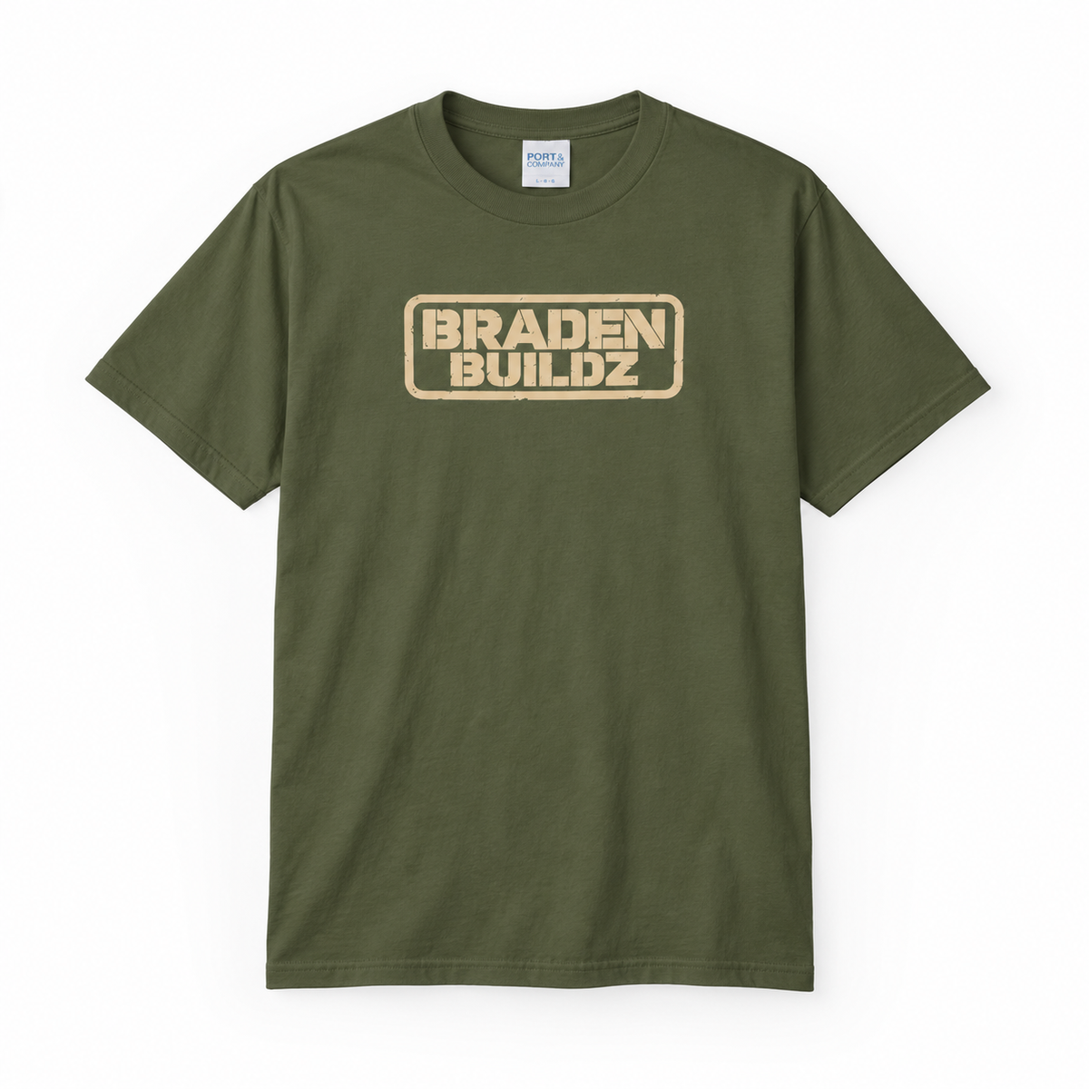 Youth “BRADENBUILDZ” Stencil Logo T-Shirt